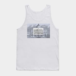 St. Mark's Square St. Peter's Basilica in Vatican Tank Top